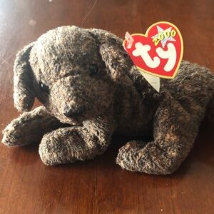 Vintage 2000 FETCHER Labrador Dog Beanie Baby - RARE -ERRORS 2000 - Retired